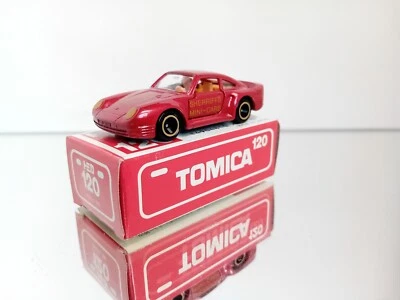 Tomica 120 Porsche 959 Sherriffs Mini Cars Promo Made in Japan Mint In Box Rare - Immagine 1 di 4
