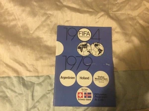 1979 ARGENTINA V HOLLAND - UEFA 75 YEAR ANNIVERSERY @ SWITZERLAND E - Picture 1 of 1