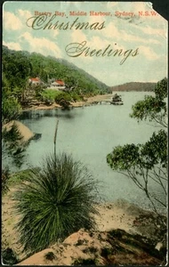 1ª postal estampilla roja del estado de Sydney a Melbourne de 1907, buen estado - Imagen 1 de 2