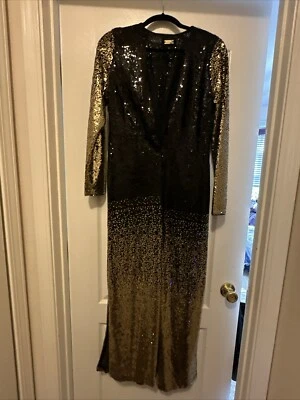 Chaqueta larga manga larga con lentejuelas Foto 1 de 2