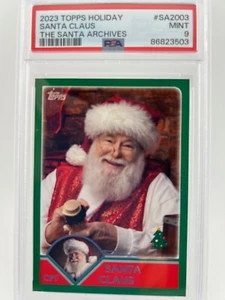 2023 topps holiday santa claus sa-2003 PSA Mint 9 POP 3 - Bild 1 von 2