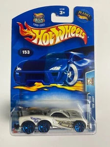 2003 Hot Wheels #153 Work Crewsers 4/10 TOW JAM White w/Blue 5Y Spoke Wheels - Picture 1 of 2
