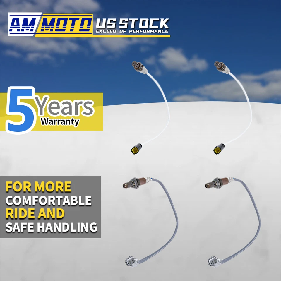 4Pcs OEM O2 Oxygen Sensor Upstream & Downstream For 2007 Infiniti G35 3.5L Sedan Foto 1 de 4