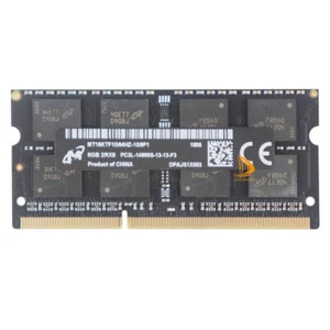 Micron 8GB 2RX8 DDR3L 1866MHz PC3L-14900S 1.35V SODIMM Laptop Memory RAM 1pcs #f - Picture 1 of 3