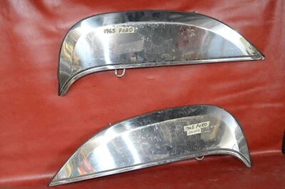 Ford Galaxie 500 XL 1965 guardabarros de acero inoxidable faldones faldón lateral derecho panel de ajuste Foto 1 de 4