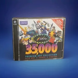 Software PC Masterclips 35000 Premium Image Collection 2 CDs Vintage 1996 Jewel - Picture 1 of 6