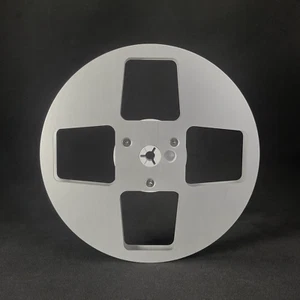 1X Carretes vacíos estándar de aluminio plateado de 7"/178 mm para grabadoras de cinta R2R - Imagen 1 de 12
