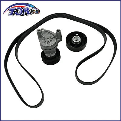 Engine Drive Belt Component Kit for Chevy Silverado 1500 Cadillac GMC 90K38158A - Imagem 1 de 4