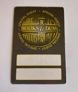 Reba McEntire and Brooks and Dunn 1997 pass accesso ospiti speciale vintage NOS - Foto 1 di 2