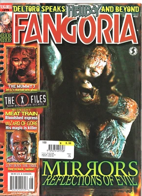 Fangoria # 275 July 2008 Midnight Meat Train, Del Toro, X-Files, Mirrors - Image 1 of 4