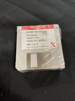 DP 96F IOT Software Full Upgrade Ver 21.65 Eleven 3.5" Floppy Disk (New) - Image 1 of 3