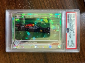 Max Verstappen, Sapphire Edition-Green /99 - 2022 Topps Chrome F1 - PSA 10 - Picture 1 of 1