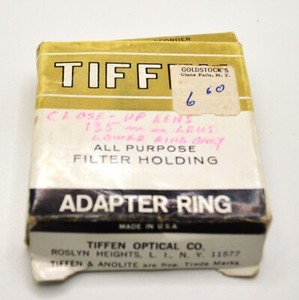 Tiffen Filter Holding Adapter Ring 55mm In Box Lens Accessory 35mm SLR
