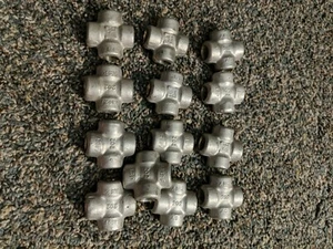 13x 1/4" NPT 304 Edelstahl Kreuzverbinder A182 F ASP - Bild 1 von 1