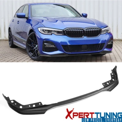 For 19-22 BMW G20 Sedan M Sport M340i M Performance Front Bumper Lip Matte Black Foto 1 de 4