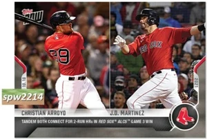 2021 Topps Now Christian Arroyo & J.D. Martinez #985 - Picture 1 of 1