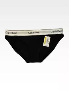 Panty de algodón radiante para mujer Calvin Klein F3787 negro M - Imagen 1 de 6