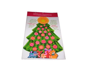 VINTAGE HALLMARK ADVENT CALENDAR STAINED GLASS WINDOW SURPRISES - Picture 1 of 6