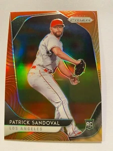 2020 Panini Prizm Baseball Red-Orange Hot-Box #26 Patrick Sandoval RC LA Angels - Bild 1 von 1