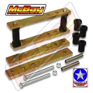 1" 2" 3" 4" Rear Adjustable Shackle Lift Kit 1960's-1970's Ford Mercury Cars USA - Picture 1 of 3