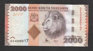Tanzania 2000 Shillings (2015) P42b Banknote paper money - UNC        - Picture 1 of 2