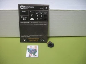 =Miniaturas CONTRAOFENSIVA Infantería Croata Axis & Allies con tarjeta 28/50= - Imagen 1 de 1