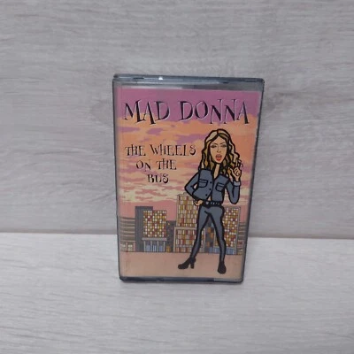 MAD DONNA THE WHEELS ON THE BUS Cassette Tape Single 2 Tracks 2002 Rare VGC - Image 1 of 4