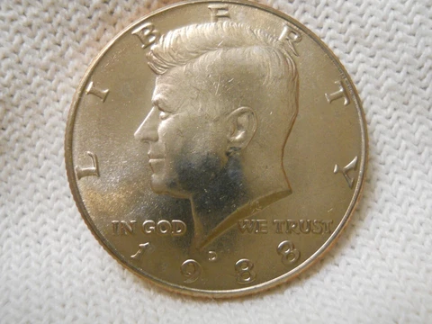 1988-D BU HALF DOLLAR.  ***** Cover