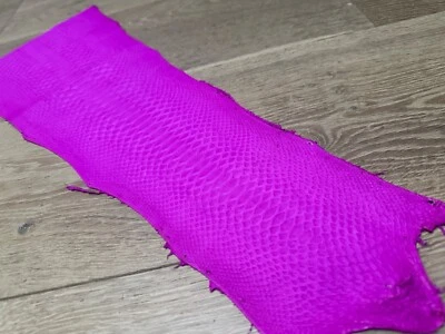 Pieza de pitón genuina rosa piel de serpiente cuero piel real piel de serpiente Ratle Boa 391 Foto 1 de 4