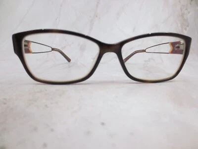 Marco de gafas Easyclip WF EC925 para mujer marrón negro plástico borde completo 52-14-135 Foto 1 de 4