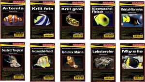 Fischfutter Meerwasser Frostfutter 30x100g Blister freie Auswahl per Mail - Bild 1 von 1