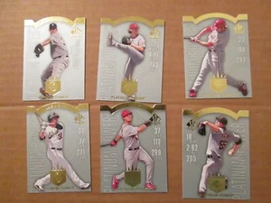 Upper Deck SP 2009 autentico Platinum Power Baseball lotto 6 diversi con stelle - Foto 1 di 1