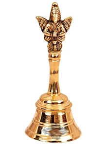 Shri Garuda Design Brass Pooja Bell For Pooja Room Temple office - Picture 1 of 4