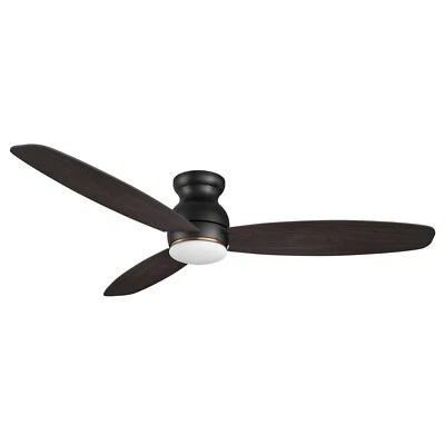 SMAAIR 60 Inch Large Flush Mount Smart Ceiling Fan with Light Remote Control