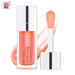 Hydrating Lip Glow Oil, Moisturizing Lip Gloss, Plumping Lip Oil, Non-Sticky Lon - Picture 1 of 12