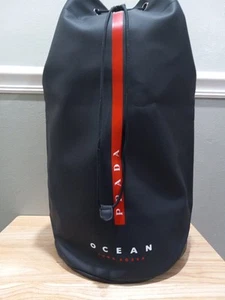 PRADA BEAUTY SAILING BACKPACK FOR MAN SPORTS , GYM ,TRAVEL BAG 18" X 9" X 9" - Picture 1 of 8