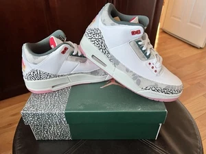 Air Jordan 3 Alas Retro Jordan III AJ3 Rosa/Blanco HM6993-100 Para hombres Talla 9.5 DS NUEVO EN CAJA - Imagen 1 de 7