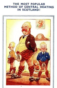Postal CÓMIC BAMFORTH DE COLECCIÓN: CALEFACCIÓN CENTRAL EN ESCOCIA por TEMPEST 888 - Imagen 1 de 1