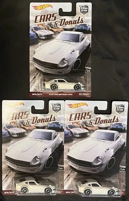 3x 2017 Hot Wheels Datsun 240z Car Culture Cars And Donuts New - Image 1 of 2
