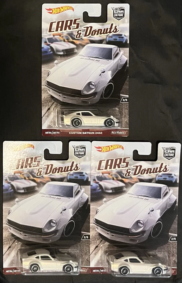 3x 2017 Hot Wheels Datsun 240z Car Culture Cars And Donuts New - Изображение 1 из 2