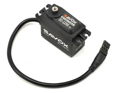 Savox SC-1256TG Black Edition Standard Digital "High Torque" Titanium Gear Servo - Image 1 of 3