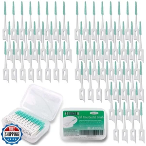YEERSUO 200 PCS Soft Dental Floss Picks, Dental Picks with case, Toothpicks B - Picture 1 of 5