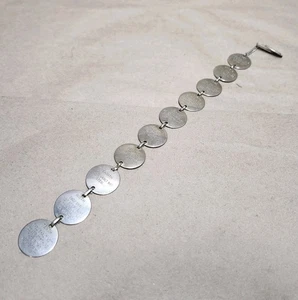 Vintage Ten Commandments Silver Tone Metal Bookmark w/Tie Clip - Bild 1 von 6