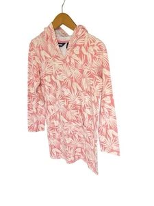 Lands End Sz 14/16 Girls Teens Swim Terry Cloth Cover Up Long Sleeve Hooded READ - Picture 1 of 7