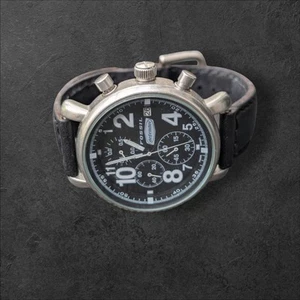 Fossil Defender Mens Chronograph Watch Black Dial DE-1500 Working 100M WR - Picture 1 of 9