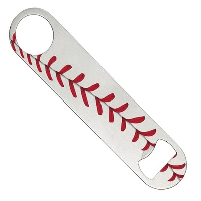 Baseball Stitch Stitching Flag Speed Bottle Opener Heavy Duty Gift For Ballpl... - Image 1 of 4