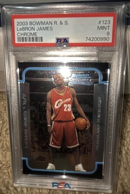2003 Bowman Chrome Леброн Джеймс дебютант карта PSA 9 новом - Изображение 1 из 3