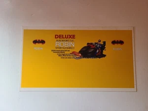 Vintage 1997 Kenner Batman & Robin Deluxe Glacier Battle Robin Proof Card - Picture 1 of 2