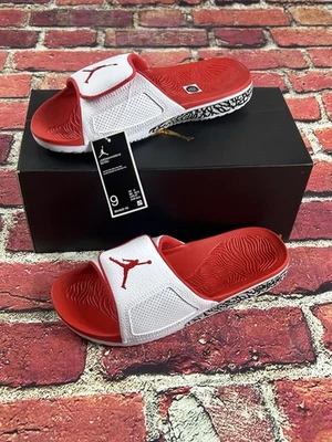 Сандалии-шлепанцы Nike Air Jordan Hydro III 3 ретро огненно-красные 854556-116 - Изображение 1 из 4