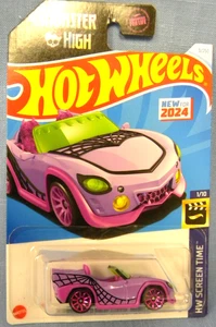 Hot Wheels Monster High Ghoul Mobile 2024 HW Screen Time Series Nueva Tarjeta Sellada - Imagen 1 de 2